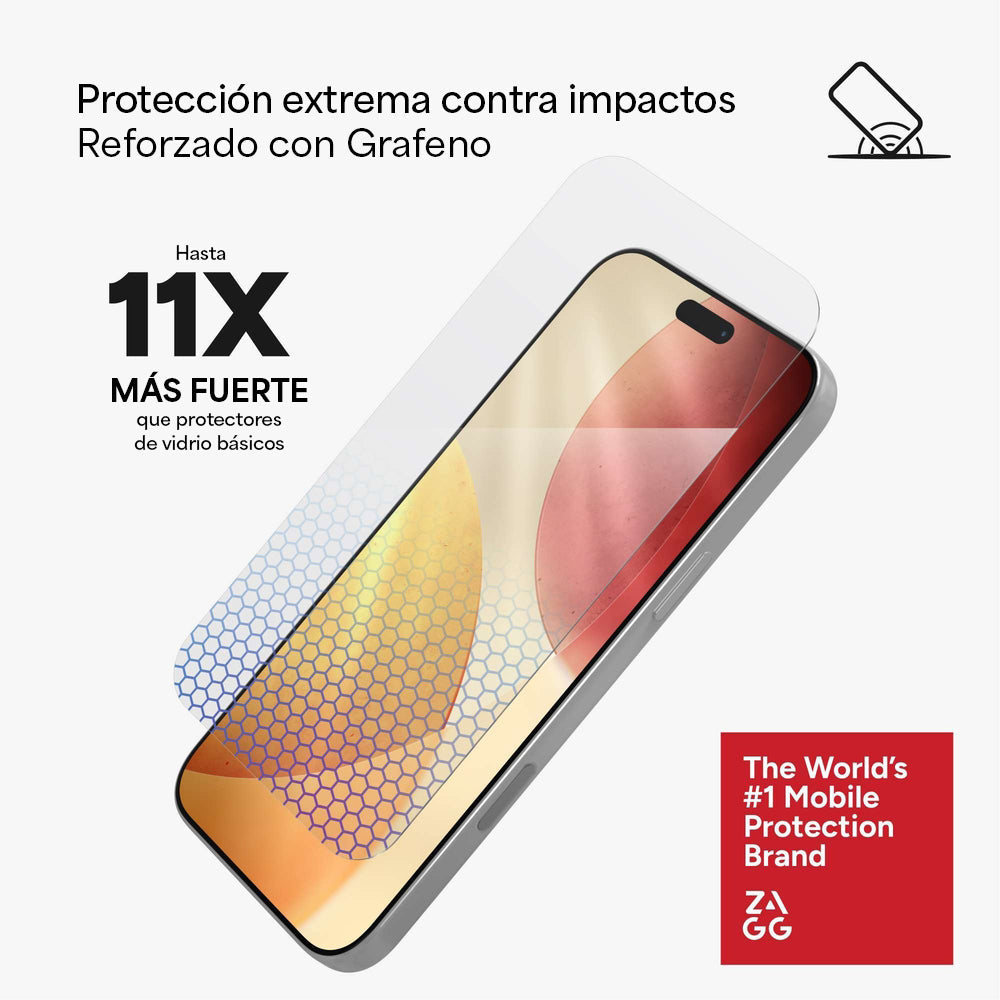 Protector de pantalla ZAGG iPhone 17 Pro Max Glass XTR5