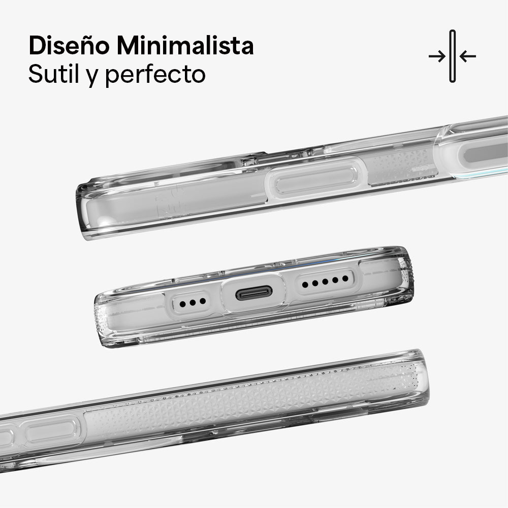 Case ZAGG Crystal Palace Snap iPhone 17 Pro Max con MagSafe y Sporte Trasero - Transparente