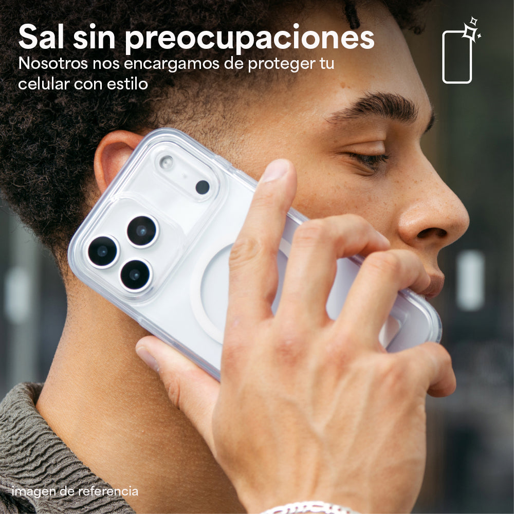 Case ZAGG Crystal Palace Snap iPhone 17 Pro Max con MagSafe y Sporte Trasero - Transparente