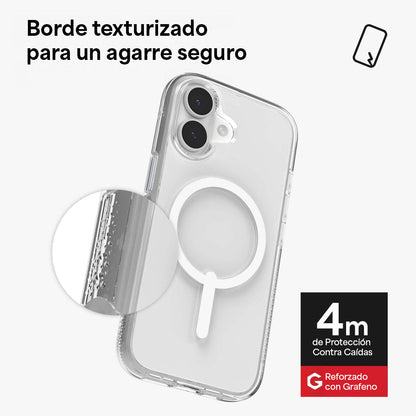 Case ZAGG Crystal Palace Snap iPhone 17 con Botón para Cámara y MagSafe