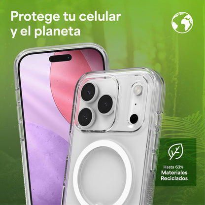 Case ZAGG Crystal Palace Snap iPhone 17 Pro con Botón para Cámara y MagSafe