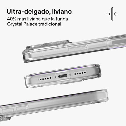 Case ZAGG Crystal Palace Snap iPhone 17 Pro con Botón para Cámara y MagSafe
