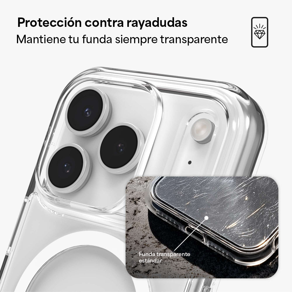 Case ZAGG Crystal Palace Snap iPhone 17 Pro con Botón para Cámara y MagSafe