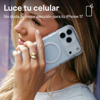 Case ZAGG Crystal Palace Snap iPhone 17 Pro con Botón para Cámara y MagSafe