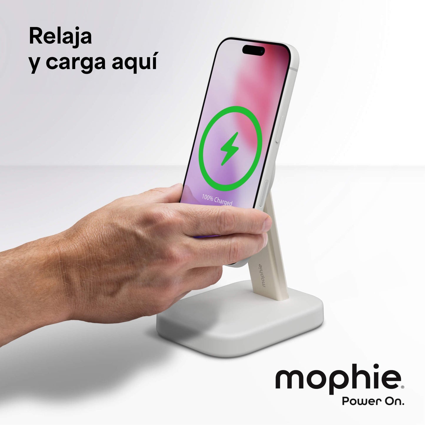 Base de carga inalámbrica mophie para dispositivos MagSafe con certificación Qi2