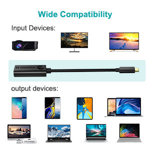 Adaptador USB-C a HDMI 4K 60Hz Choetech Thunderbolt 3 Laptop y Mac