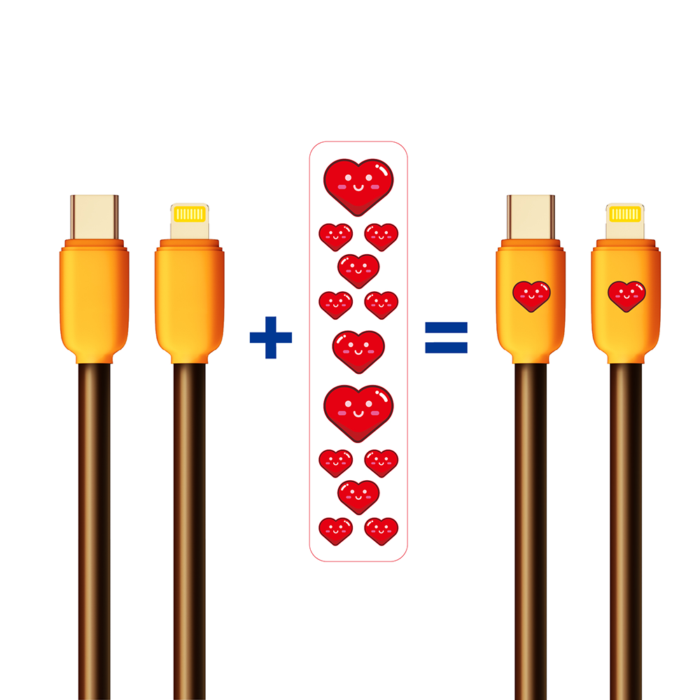 Cable Yookie Chocolate Bar USB-C a Lightning