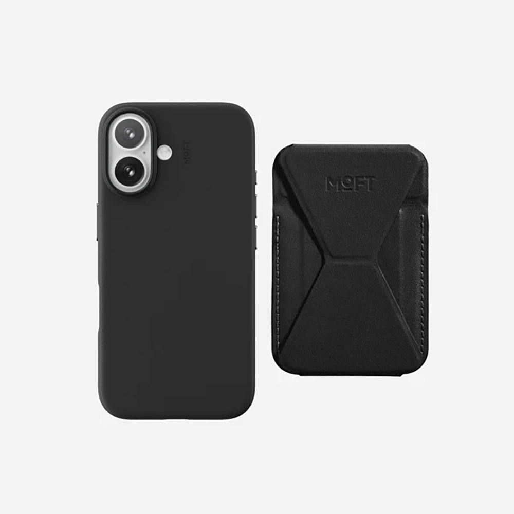 Tarjetero Magnético con Stand Moft MOVAS para iPhone – Negro