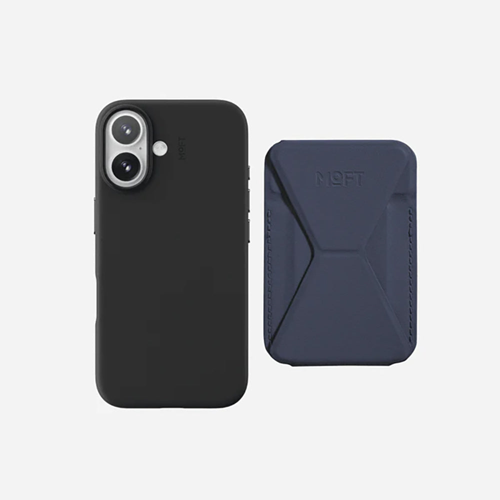 Tarjetero Magnético con Stand Moft MOVAS para iPhone – Azul Marino