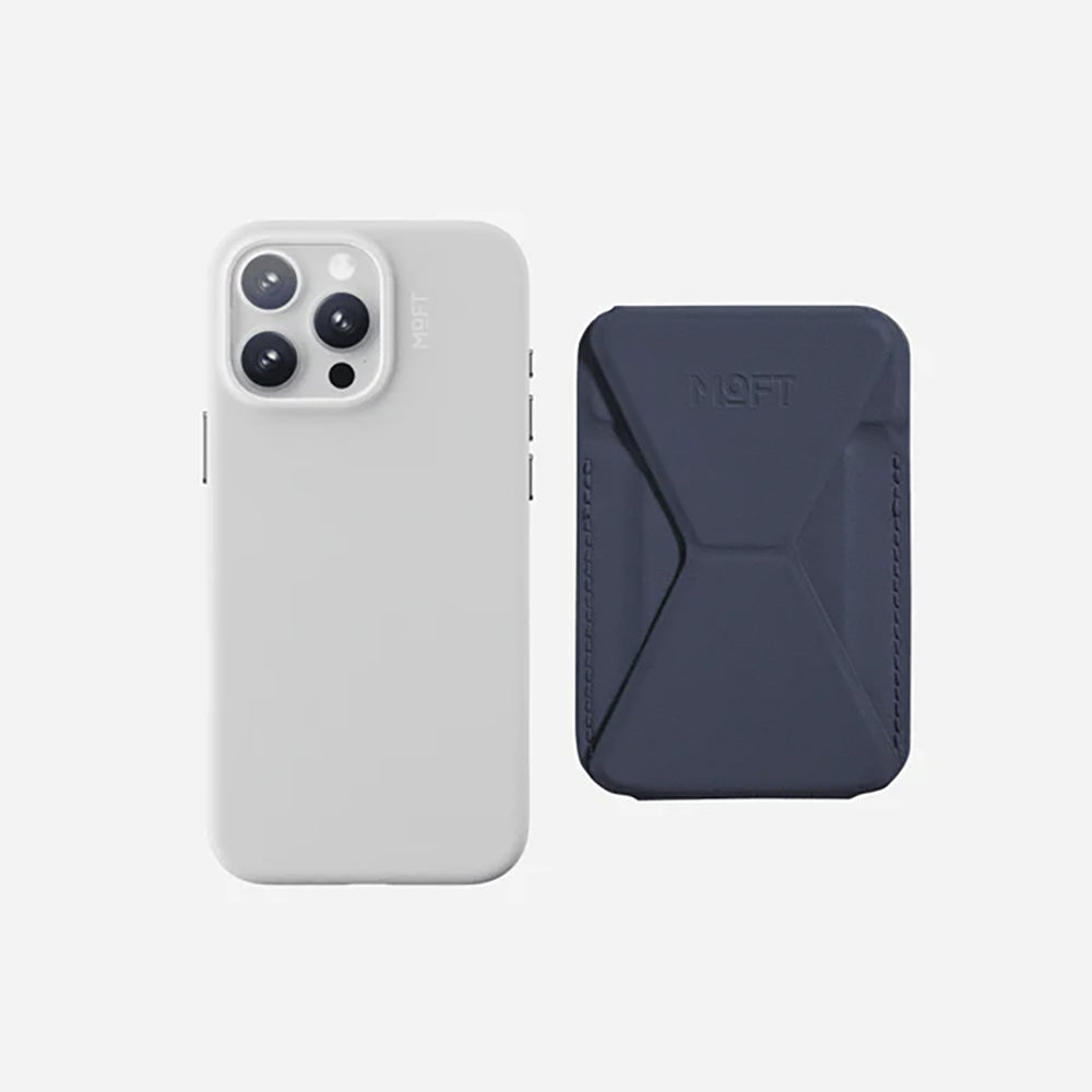 Tarjetero Magnético con Stand Moft MOVAS para iPhone – Azul Marino