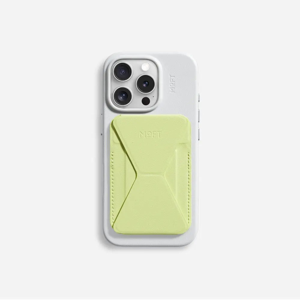 Tarjetero Magnético con Stand Moft MOVAS para iPhone – Soft Avocado