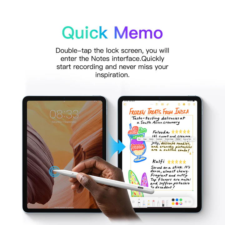 Lápiz Óptico Meko compatible Android y iOS Color Blanco