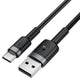Cable de Carga 3A y Datos Acefast C22-04 USB-A a USB-C – Aleación de Aluminio, 1.2m