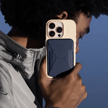 Tarjetero Magnético con Stand Moft MOVAS para iPhone – Azul Marino